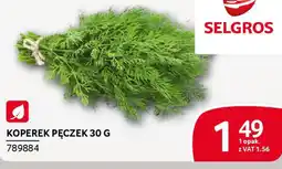 Selgros Koperek pęczek oferta