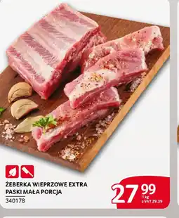 Selgros Zeberka wieprzowe extra paski mała porcja oferta