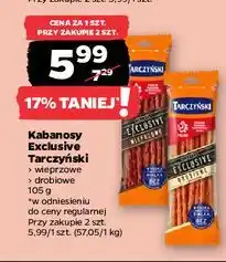 Netto Kabanosy wieprzowe Tarczyński Kabanos Exclusive oferta