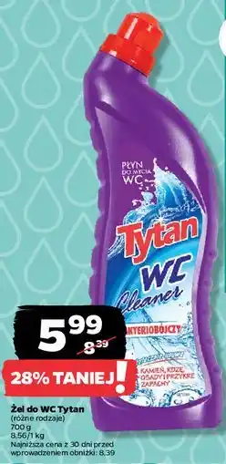 Netto Płyn do wc fioletowy Tytan Wc oferta