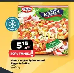 Netto Pizza z szynką i pieczarkami Dr. Oetker Rigga oferta