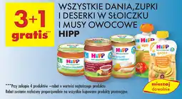 Biedronka Dania, zupki, deserki w słoiczku, musy owocowe HIPP oferta