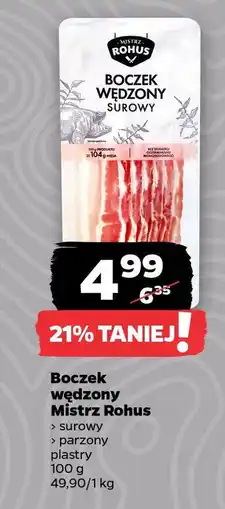 Netto Boczek wędzony Mistrz Rohus oferta