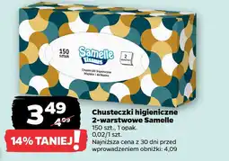 Netto Chusteczki higieniczne 2-warstwowe Samelle oferta