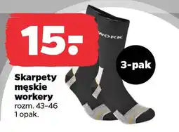 Netto Skarpety męskie workery oferta