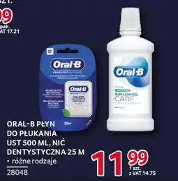 Selgros Oral-b płyn do płukania ust / nić dentystyczna oferta