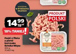 Netto Paski z fileta z piersi kurczaka Sztuka Mięsa oferta
