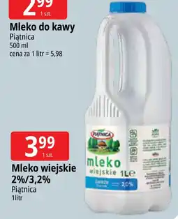 E.Leclerc Mleko wiejskie 2%/3,2% Piątnica oferta