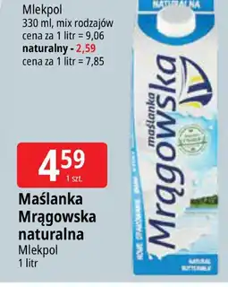 E.Leclerc Maślanka Mrągowska naturalna Mlekpol oferta