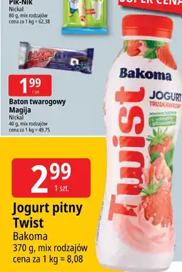 E.Leclerc Jogurt pitny Twist Bakoma oferta
