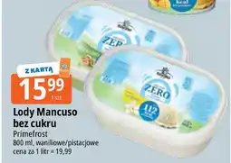 E.Leclerc Lody Mancuso bez cukru Primefrost oferta