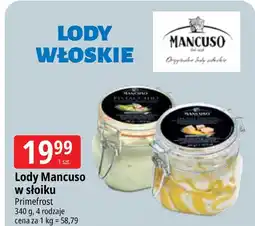 E.Leclerc Lody Mancuso w słoiku Primefrost oferta