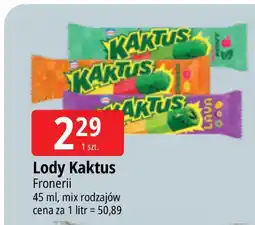 E.Leclerc Lody Kaktus Froneri oferta