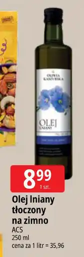 E.Leclerc Olej lniany tłoczony na zimno ACS oferta