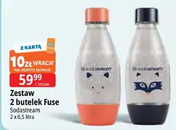 E.Leclerc Zestaw 2 butelek Fuse Sodastream oferta