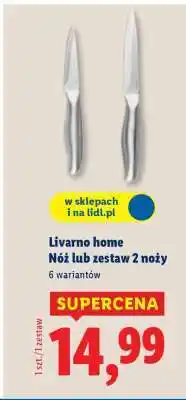 Lidl Livarno home Nóż lub zestaw 2 noży oferta