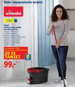 Lidl Vileda Zestaw do mycia podłóg Easy Wring & Clean oferta