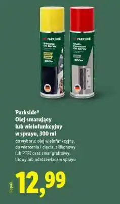 Lidl PARKSIDE Olej smarujący lub wielofunkcyjny w sprayu, 300 ml oferta