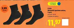 Lidl Crivit Skarpetki sportowe unisex, 3 pary oferta