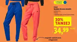 Lidl Crivit Spodnie dresowe damskie oferta
