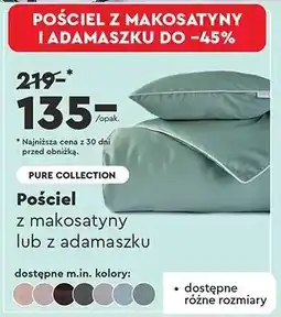Biedronka Pościel z makosatyny lub z adamaszku oferta