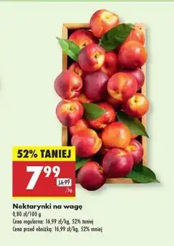 Biedronka Nektarynki na wage oferta