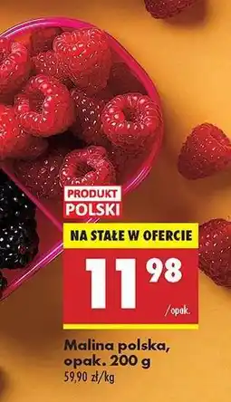 Biedronka Malina polska, opak. 200 g oferta