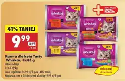 Biedronka Karma dla kota Tasty Whiskas, 8x85 g oferta