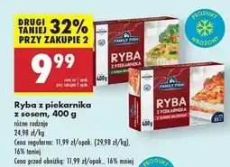 Biedronka Ryba z piekarnika z sosem, 400 g oferta