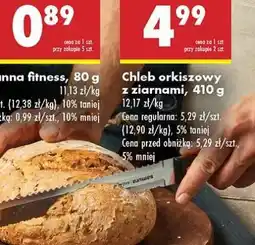 Biedronka Chleb orkiszowy z ziarnami, 410 g oferta