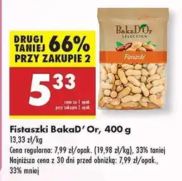 Biedronka Fistaszki BakaD’Or, 400 g oferta