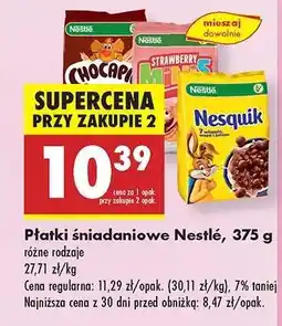 Biedronka Płatki śniadaniowe Nestlé, 375 g oferta