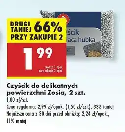 Biedronka Czyścik do delikatnych powierzchni Zosia, 2 szt oferta