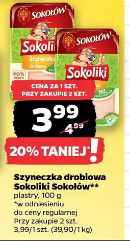 Netto Szyneczka drobiowa Sokoliki Sokołów oferta