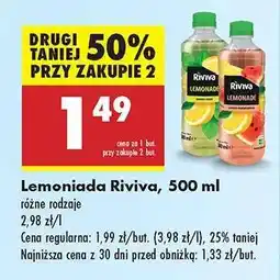 Biedronka Lemoniada Riviva, 500 ml oferta