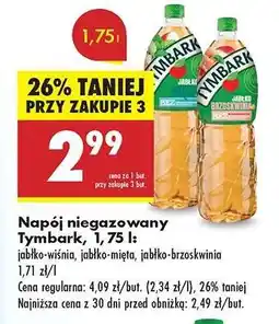 Biedronka Napój niegazowany Tymbark 1,75 l oferta