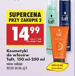 Biedronka Kosmetyki do włosów Taft, 150 ml-250 ml oferta
