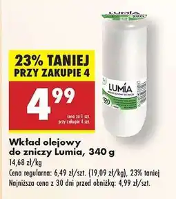 Biedronka Wkład olejowy do zniczy Lumia , 340 g oferta