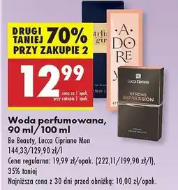 Biedronka Woda perfumowana, 90 ml/100 ml oferta
