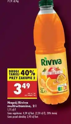 Biedronka Napój Riviva multiwitamina, 2 l oferta