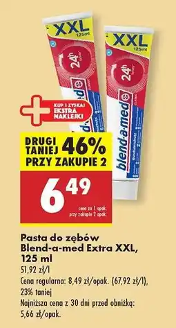 Biedronka Blend-a-med Extra XXL, 125 ml oferta