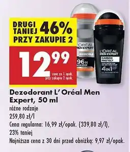 Biedronka Dezodorant L'Oreal Men Expert, 50 ml oferta