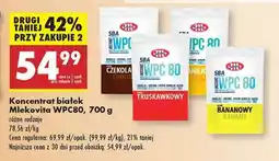Biedronka Koncentrat białek Mlekovita WPC80, 700 g oferta