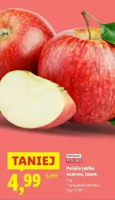 Lidl Polskie jabłka wczesne, luzem oferta