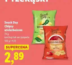 Lidl Snack Day Chipsy wieloziarniste oferta