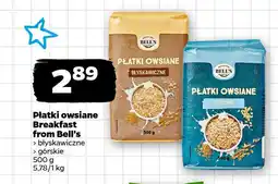 Netto Płatki owsiane Breakfast from Bell's oferta
