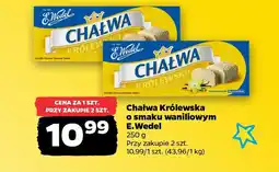 Netto Chałwa Królewska o smaku waniliowym E.Wedel oferta
