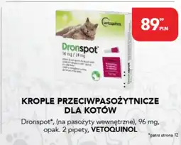 AquaelZOO Krople przeciwpasożytnicze dla kotów Dronsport oferta