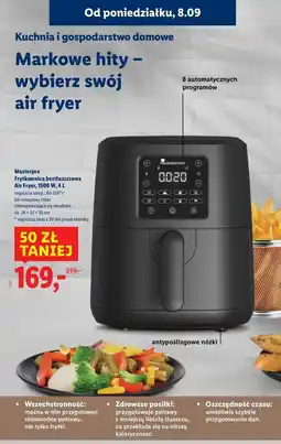 Lidl Frytkownica beztłuszczowa 1500w Masterpro oferta