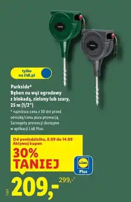 Lidl Bęben na wąż ogrodowy Parkside oferta